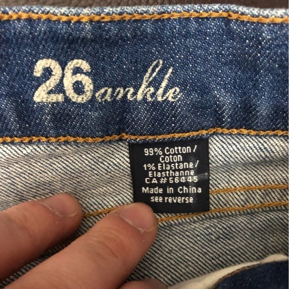 J. Crew Women’s Toothpick‎ Ankle Skinny Jean Size 26 - Picture 4 of 5